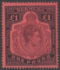 Aron R. Halberstam Philatelists Ltd.; British Commonwealth Stamps: BERMUDA - KGVI; Scott: 128b; SG: 121c; Condition: VF NH
