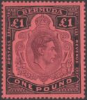 Aron R. Halberstam Philatelists Ltd.; British Commonwealth Stamps: BERMUDA - KGVI; Scott: 128b; SG: 121b; Condition: VF VLH