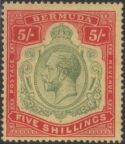 Aron R. Halberstam Philatelists Ltd.; British Commonwealth Stamps: BERMUDA - KGV; Scott: 52a; SG: 53d; Condition: F-VF LH