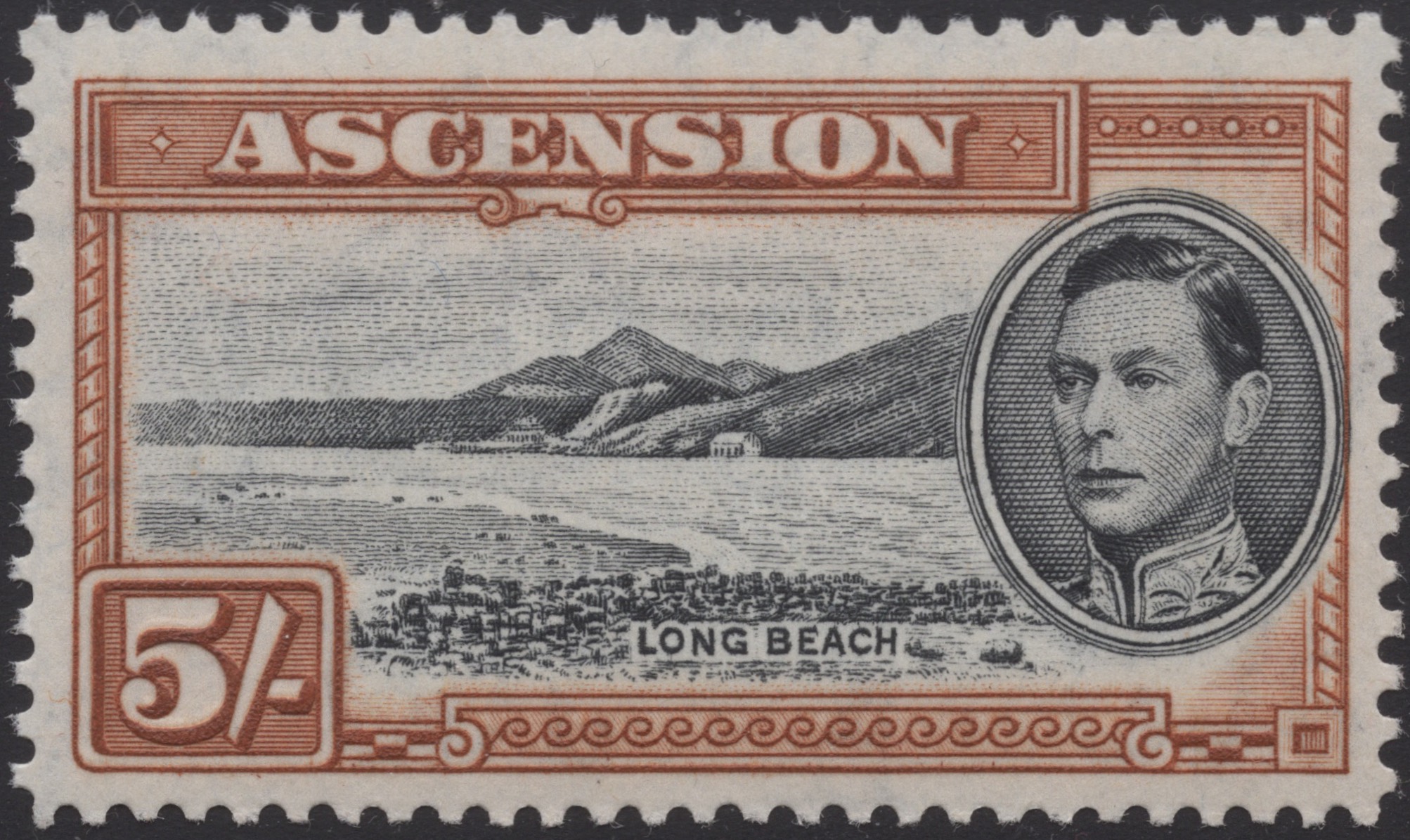 Aron R. Halberstam Philatelists Ltd.; British Commonwealth Stamps: ASCENSION - KGVI; Scott: 48; SG: 46a; Condition: VF VLH