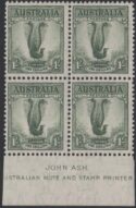 Aron R. Halberstam Philatelists Ltd.; British Commonwealth Stamps: AUSTRALIA - KGVI; Scott: 175a; SG: 174; Condition: F-VF LH + NH
