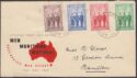 Aron R. Halberstam Philatelists Ltd.; British Commonwealth Stamps: AUSTRALIA - ; Scott: 184-187; SG: 196-199; Condition:  U
