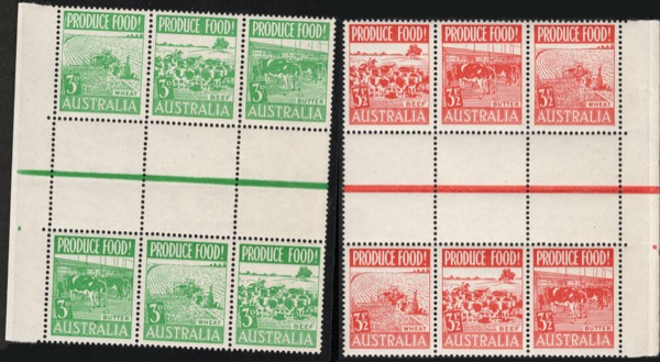 Aron R. Halberstam Philatelists Ltd.; British Commonwealth Stamps: AUSTRALIA - QEII; Scott: 252a-255a; SG: 255a-+58a; Condition: VF NH
