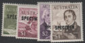 Aron R. Halberstam Philatelists Ltd.; British Commonwealth Stamps: AUSTRALIA - QEII; Scott: 414-417; SG: 400s-403s; Condition: VF NH