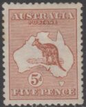 Aron R. Halberstam Philatelists Ltd.; British Commonwealth Stamps: AUSTRALIA - KGV; Scott: 7; SG: 8; Condition: XF H