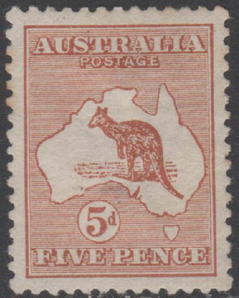 Aron R. Halberstam Philatelists Ltd.; British Commonwealth Stamps: AUSTRALIA - KGV; Scott: 7; SG: 8; Condition: XF H