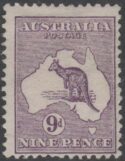 Aron R. Halberstam Philatelists Ltd.; British Commonwealth Stamps: AUSTRALIA - KGV; Scott: 9; SG: 10; Condition: F-VF H