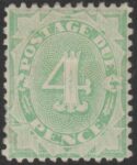 Aron R. Halberstam Philatelists Ltd.; British Commonwealth Stamps: AUSTRALIA - KEVII; Scott: J13a; SG: D38 w; Condition: VF LH