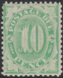 Aron R. Halberstam Philatelists Ltd.; British Commonwealth Stamps: AUSTRALIA - KEVII; Scott: J17; SG: D18; Condition: F-VF LH