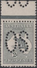 Aron R. Halberstam Philatelists Ltd.; British Commonwealth Stamps: AUSTRALIA - KGV; Scott: OA3; SG: O3; Condition: VF NH