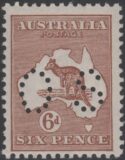 Aron R. Halberstam Philatelists Ltd.; British Commonwealth Stamps: AUSTRALIA - KGV; Scott: OB49; SG: O76; Condition: F-VF NH