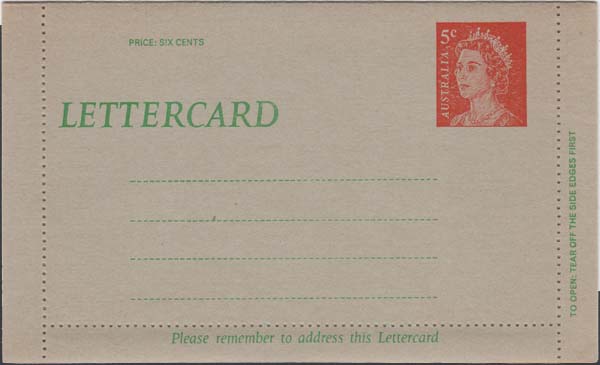 Aron R. Halberstam Philatelists Ltd.; British Commonwealth Stamps: AUSTRALIA POSTAL STATIONERY - ; Scott: 1967; SG: none; Condition: