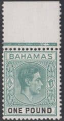 Aron R. Halberstam Philatelists Ltd.; British Commonwealth Stamps: BAHAMAS - KGVI; Scott: 113; SG: 157a; Condition: F-VF NH