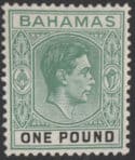 Aron R. Halberstam Philatelists Ltd.; British Commonwealth Stamps: BAHAMAS - KGVI; Scott: 113a; SG: 157; Condition: VF H