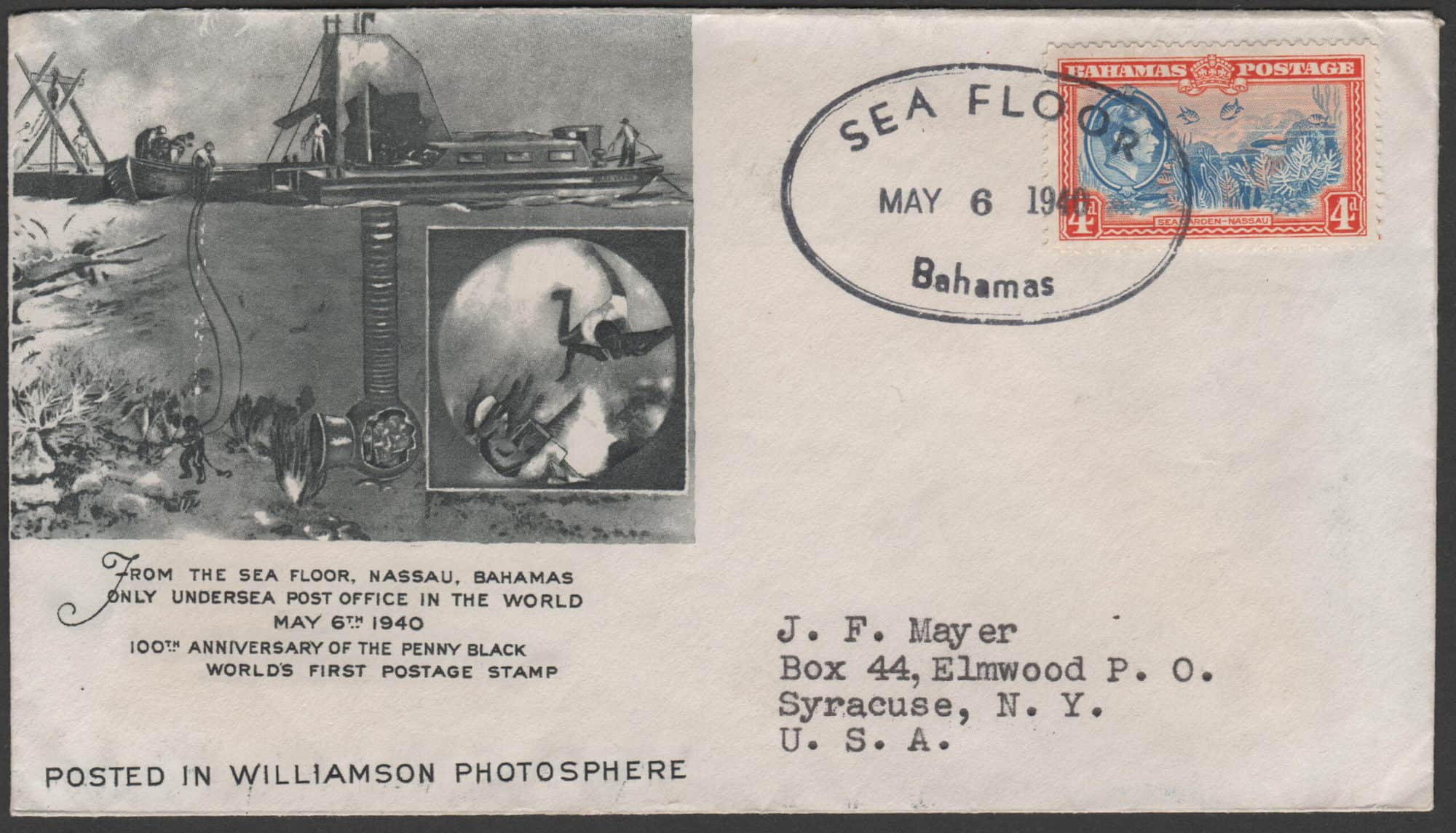 Aron R. Halberstam Philatelists Ltd.; British Commonwealth Stamps: BAHAMAS - KGVI; Scott: 1940; SG: none; Condition: VF U