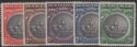 Aron R. Halberstam Philatelists Ltd.; British Commonwealth Stamps: BAHAMAS - KGV; Scott: 85-89; SG: 126-130; Condition: VF H