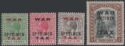 Aron R. Halberstam Philatelists Ltd.; British Commonwealth Stamps: BAHAMAS - KGV; Scott: MR11-14 var; SG: 102s-105s; Condition: VF NH