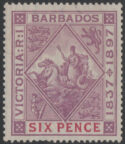 Aron R. Halberstam Philatelists Ltd.; British Commonwealth Stamps: BARBADOS - KGV; Scott: 86; SG: 121; Condition: VF HR