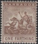 Aron R. Halberstam Philatelists Ltd.; British Commonwealth Stamps: BARBADOS - KEVII; Scott: 91; SG: 163; Condition: VF LH