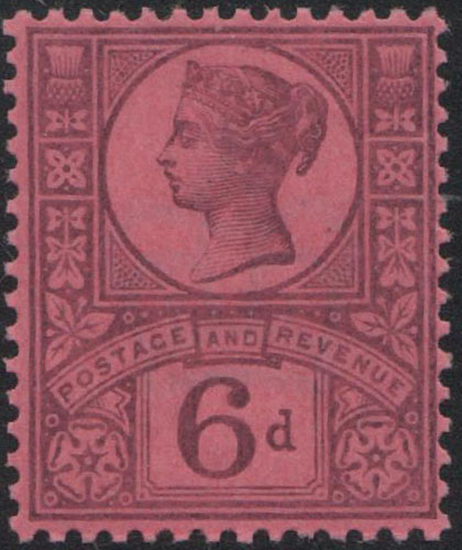 Aron R. Halberstam Philatelists Ltd.; British Commonwealth Stamps: GREAT BRITAIN - QV; Scott: 119; SG: 208; Condition: F-VF NH