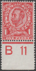 Aron R. Halberstam Philatelists Ltd.; British Commonwealth Stamps: GREAT BRITAIN - KGV; Scott: 154; SG: 342; Condition: VF LH