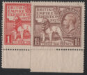 Aron R. Halberstam Philatelists Ltd.; British Commonwealth Stamps: GREAT BRITAIN - KGV; Scott: 203-204; SG: 432-433; Condition: VF NH
