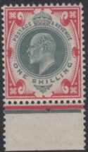 Aron R. Halberstam Philatelists Ltd.; British Commonwealth Stamps: GREAT BRITAIN - KEVII; Scott: 138var.; SG: 257; Condition: VF LH