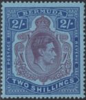 Aron R. Halberstam Philatelists Ltd.; British Commonwealth Stamps: BERMUDA - KGVI; Scott: 123 var; SG: 116d; Condition: VF LH