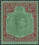Aron R. Halberstam Philatelists Ltd.; British Commonwealth Stamps: BERMUDA - KGVI; Scott: 126b; SG: 119a; Condition: VF LH
