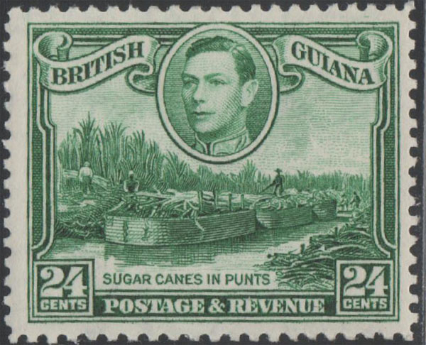 Aron R. Halberstam Philatelists Ltd.; British Commonwealth Stamps: BRITISH GUIANA - KGVI; Scott: 234a; SG: 312; Condition: VF NH