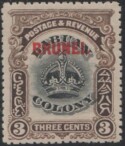 Aron R. Halberstam Philatelists Ltd.; British Commonwealth Stamps: BRUNEI - QV; Scott: 4; SG: 14; Condition: F-VF LH