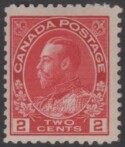 Aron R. Halberstam Philatelists Ltd.; British Commonwealth Stamps: CANADA - KGV; Scott: 106; SG: 203; Condition: F-VF NH
