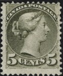 Aron R. Halberstam Philatelists Ltd.; British Commonwealth Stamps: CANADA - QV; Scott: 38 var; SG: 85; Condition: F-VF H