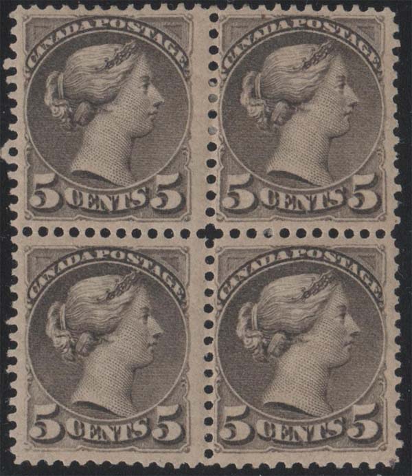 Aron R. Halberstam Philatelists Ltd.; British Commonwealth Stamps: CANADA - QV; Scott: 42; SG: 106; Condition: F-VF H