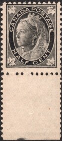 Aron R. Halberstam Philatelists Ltd.; British Commonwealth Stamps: CANADA - QV; Scott: 66; SG: 142; Condition: F-VF NH