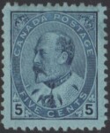 Aron R. Halberstam Philatelists Ltd.; British Commonwealth Stamps: CANADA - KEVII; Scott: 91; SG: 178; Condition: F-VF LH