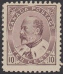 Aron R. Halberstam Philatelists Ltd.; British Commonwealth Stamps: CANADA - KEVII; Scott: 93; SG: 183; Condition: F-VF H