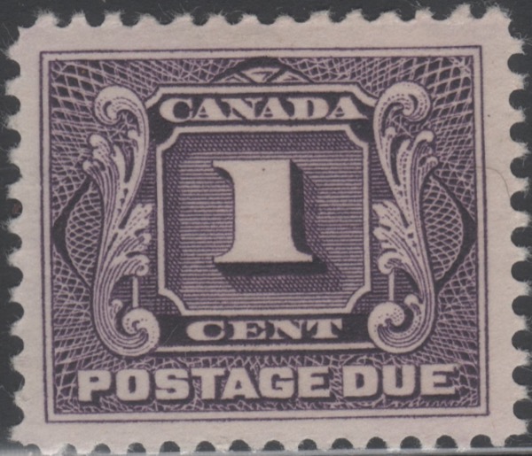 Aron R. Halberstam Philatelists Ltd.; British Commonwealth Stamps: CANADA - KGV; Scott: J1; SG: D1; Condition: VF H