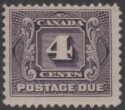 Aron R. Halberstam Philatelists Ltd.; British Commonwealth Stamps: CANADA - KGV; Scott: J3; SG: D5; Condition: F-VF LH