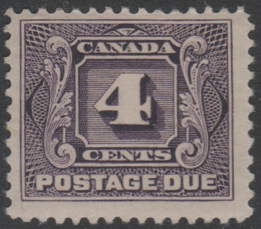 Aron R. Halberstam Philatelists Ltd.; British Commonwealth Stamps: CANADA - KGV; Scott: J3; SG: D5; Condition: F-VF LH