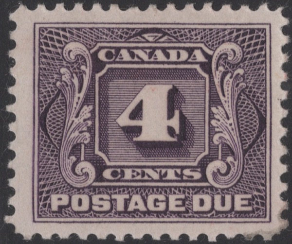 Aron R. Halberstam Philatelists Ltd.; British Commonwealth Stamps: CANADA - KGV; Scott: J3; SG: D5; Condition: VF LH