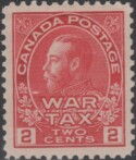 Aron R. Halberstam Philatelists Ltd.; British Commonwealth Stamps: CANADA - KGV; Scott: MR2; SG: none; Condition: VF LH