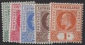 Aron R. Halberstam Philatelists Ltd.; British Commonwealth Stamps: CAYMAN ISLANDS - KEVII; Scott: 3-7; SG: 3-7; Condition: VF LH