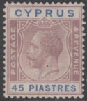 Aron R. Halberstam Philatelists Ltd.; British Commonwealth Stamps: CYPRUS - KGV; Scott: 107; SG: 116; Condition: VF NH