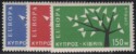 Aron R. Halberstam Philatelists Ltd.; British Commonwealth Stamps: CYPRUS - QEII; Scott: 219-221; SG: 224-226; Condition: VF NH