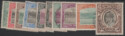 Aron R. Halberstam Philatelists Ltd.; British Commonwealth Stamps: DOMINICA - KEVII; Scott: none; SG: 37-46; Condition: VF U