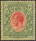Aron R. Halberstam Philatelists Ltd.; British Commonwealth Stamps: EAST AFRICA AND UGANDA - KGV; Scott: 52; SG: 56; Condition: F-VF LH