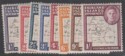 Aron R. Halberstam Philatelists Ltd.; British Commonwealth Stamps: FALKLAND ISLANDS - KGVI; Scott: 1L1-8+13; SG: G9-16; Condition: VF LH