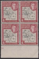 Aron R. Halberstam Philatelists Ltd.; British Commonwealth Stamps: FALKLAND ISLANDS - KGVI; Scott: 1L5 var; SG: G5c; Condition: VF NH