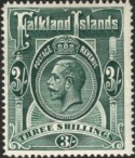 Aron R. Halberstam Philatelists Ltd.; British Commonwealth Stamps: FALKLAND ISLANDS - KGV; Scott: 36; SG: 66; Condition: F-VF LH
